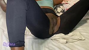 First time allure with big black cock in bedroom