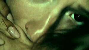 Vampire parody features intense facesitting and scissoring action