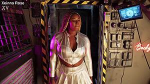 space babes do cosmic seduction in zero gravity with xeinna rose