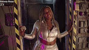 space babes do cosmic seduction in zero gravity with xeinna rose