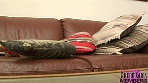 Hottie mai ly toys her hairy asian pussy