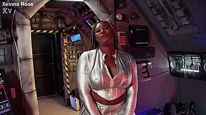 space babes do cosmic seduction in zero gravity with xeinna rose