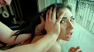 my wife gives me her ass for the first time and i pop it with my huge cock - emily pink