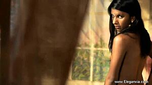 indian girlfriend gives massage