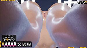 3d close up asshole