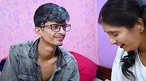 Indian stepdad cant hold his cum and creampie her step daughter