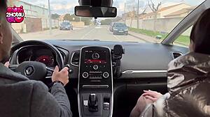 french driving instructor gets strong anal