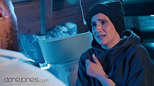 Dane jones cheeky burglar gigi max sucks and rides big black cock hot hardcore interracial sex and creampie