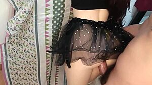 Horny stepsister enjoys first hard anal after party with huge bbc