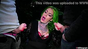 Phoenix madina goes dogging for first time sucking six strangers