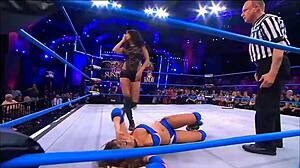 Petite 18+ Brooke Tessmacher Finishes Intense Wrestling Bout in the Garage