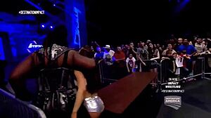 Petite 18+ Brooke Tessmacher Finishes Intense Wrestling Bout in the Garage