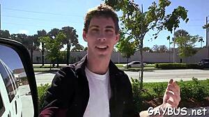 Wow, check out this monster rod in wild gay action!