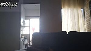 I came hard on the sofa masturbating