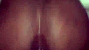Big dick makes small ebony scream and nut hard!