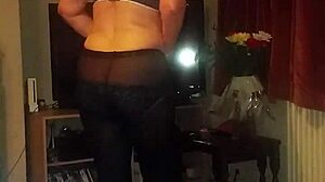 Girl sucking while clothes ripped in striptease