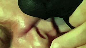 nylon blowjob from bbw wife