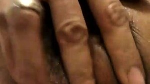 filipina woman masturbates with fingering on big tits