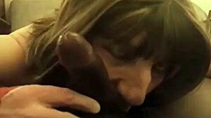 Intense deep throat sucking on french pussy