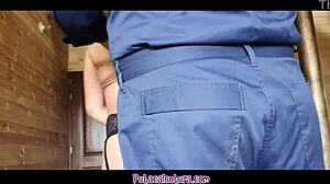 Luis Garay turns that nun into his slut with toy insertions!