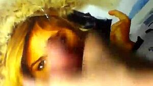 Bold Intense Facial Cumshot on Kate Upton's Face by Big Cock