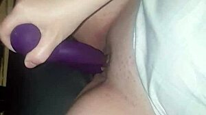 Vibrator Brings Intense Pleasure During Solo Masturbation Fun Time!