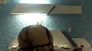 Mature Well-Endowed Mexican Shemale Crossdresser Gets Fucked Hard in Part 2