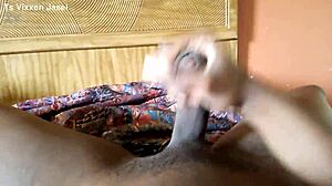 Sexy transsexual Jo moans in pleasure