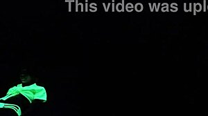 dayanara fucks in pov black light scene