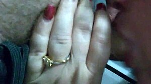 Blonde BBW Gives Intense Blowjob