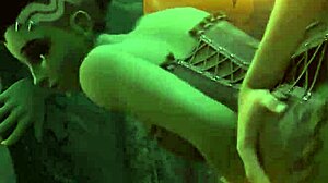 Sombra bent over in doggystyle position