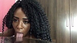 black brazilian teases with natural tits for jerks