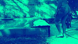 latina couple's public crossdressing sex adventure