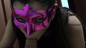 Naughty Stepsister Gives Detailed Blowjob, Sucking Cock Sensually.