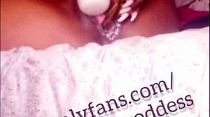 Sexy Ebony Thot Dildo Squirt Cream Horny Bitch Toys Feet