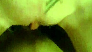 She squirts and orgasms on my big monster cock during an intense massage session with detailed actions.