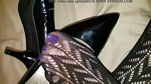 intimissima skype webcam session with european italian milf in fetish anal assfucking