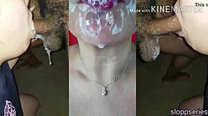 Intense Sloppy Sucking With Spitting