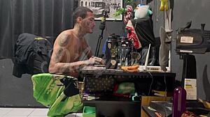 My sexy maid wanted sex during massage