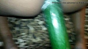 curly babe bent over for intense doggystyle on camera