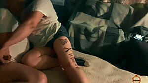 Amateur Couple Films Verification Video In Doggystyle Bent Over Position With Intense Action