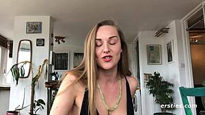 Sexy Sarah works her magic fingers to orgasm