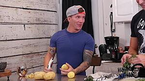 Jason Michaels In Intense Interview And Casting! Kitchen Scenes Explode!