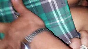 Wife in Costume Fucks Group!