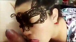Watch This Deepthroat Blowjob With Mask!