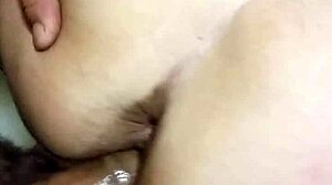 Wife's wet pussy gets caught in the act