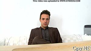 Amateur gay men engage in passionate homosexual sex