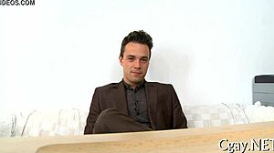 Amateur gay men engage in passionate homosexual sex