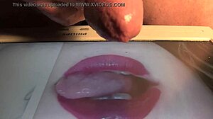 Goddess Blows Horned God's Cock For Cum Tribute