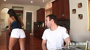 Laurie Vargas gets her Latina ass fucked hard in intense anal action with deep penetration